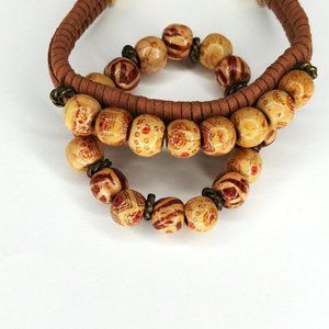 Faux Suede Leather Stackable Bracelets-Hand Made